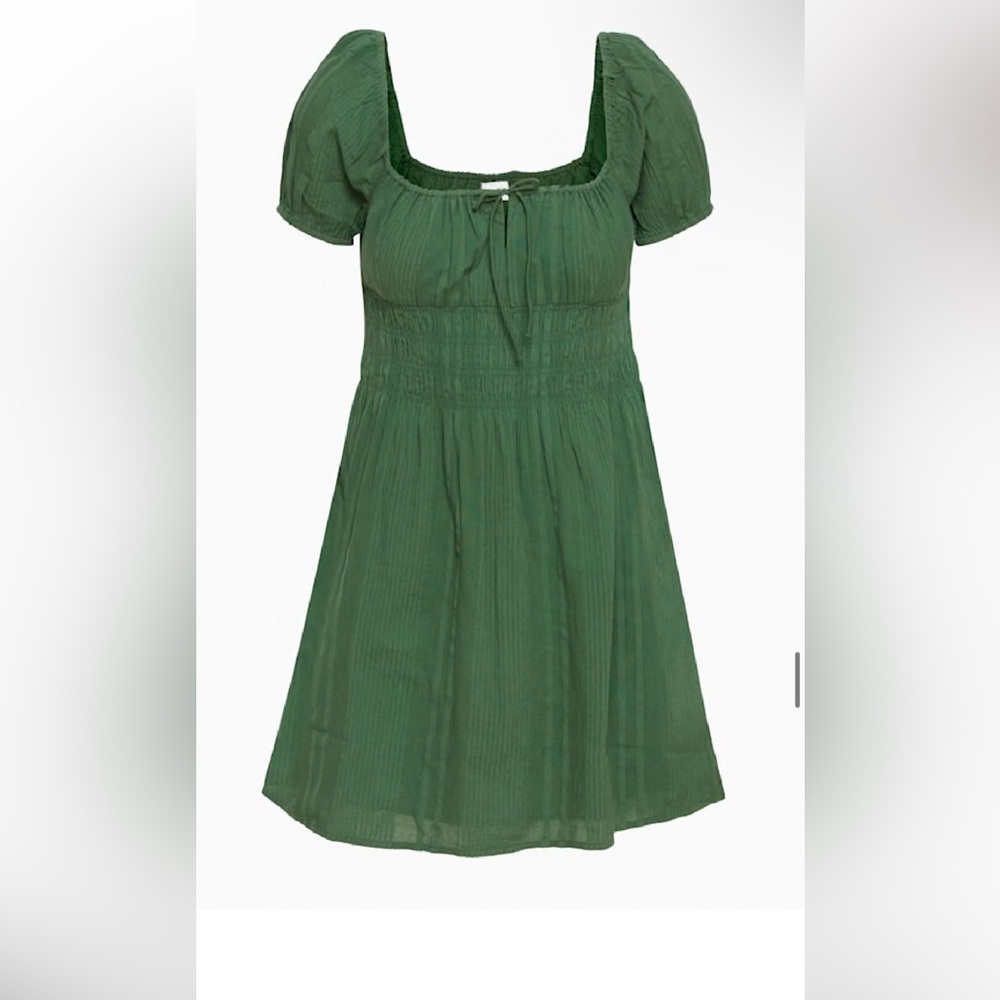 Aritzia Emerald Green Kay Dress